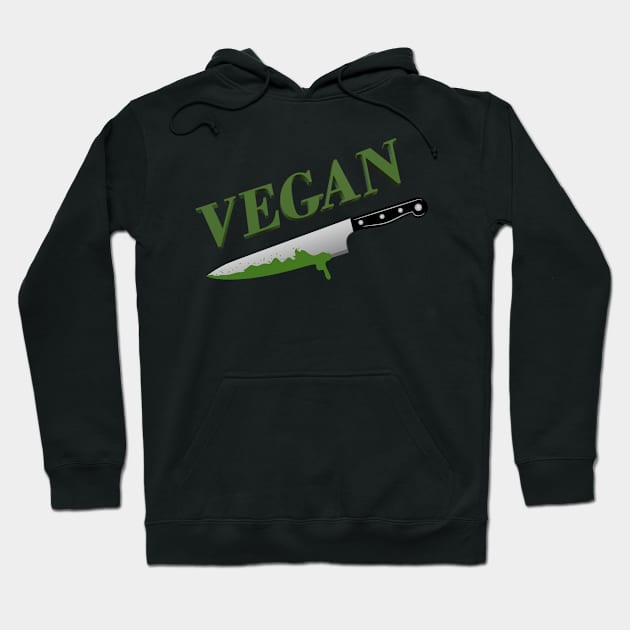 Vegan Hoodie by ElleNico Art & Design